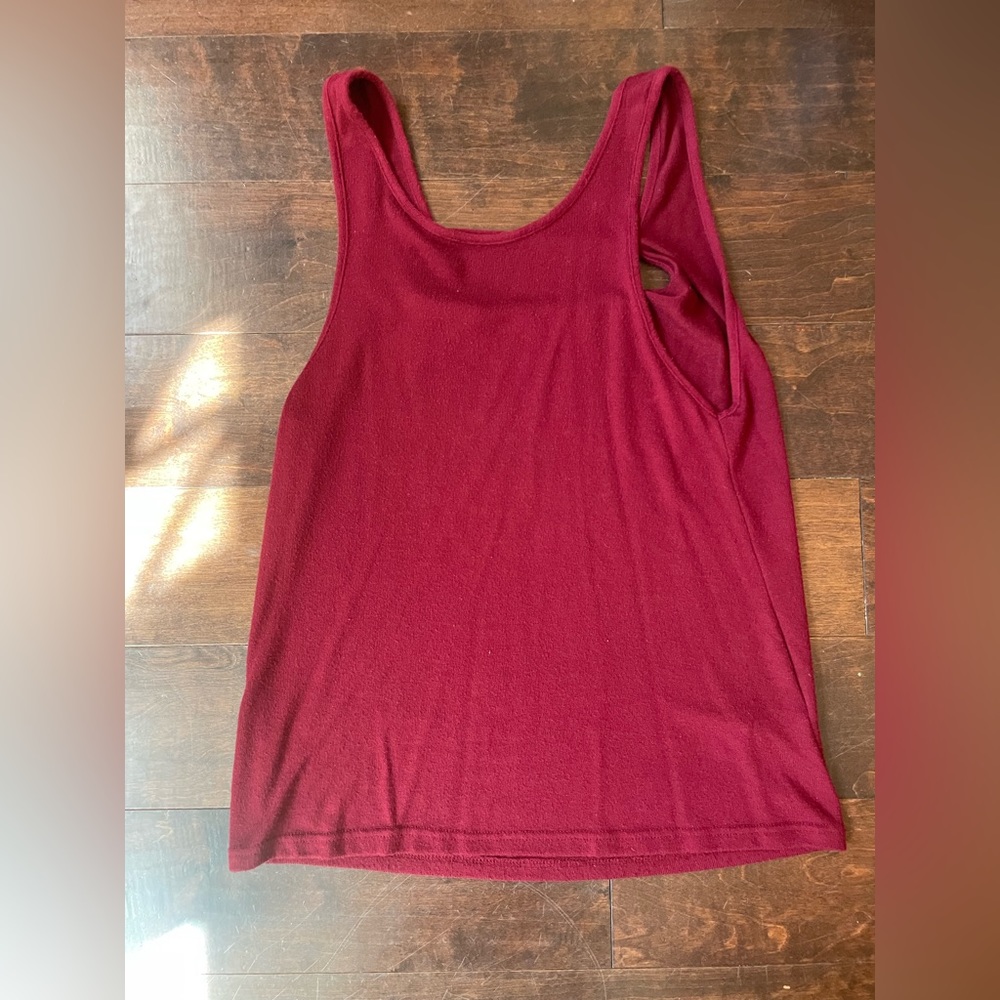 Cranberry Lounge Boyfriend Sweater Tank